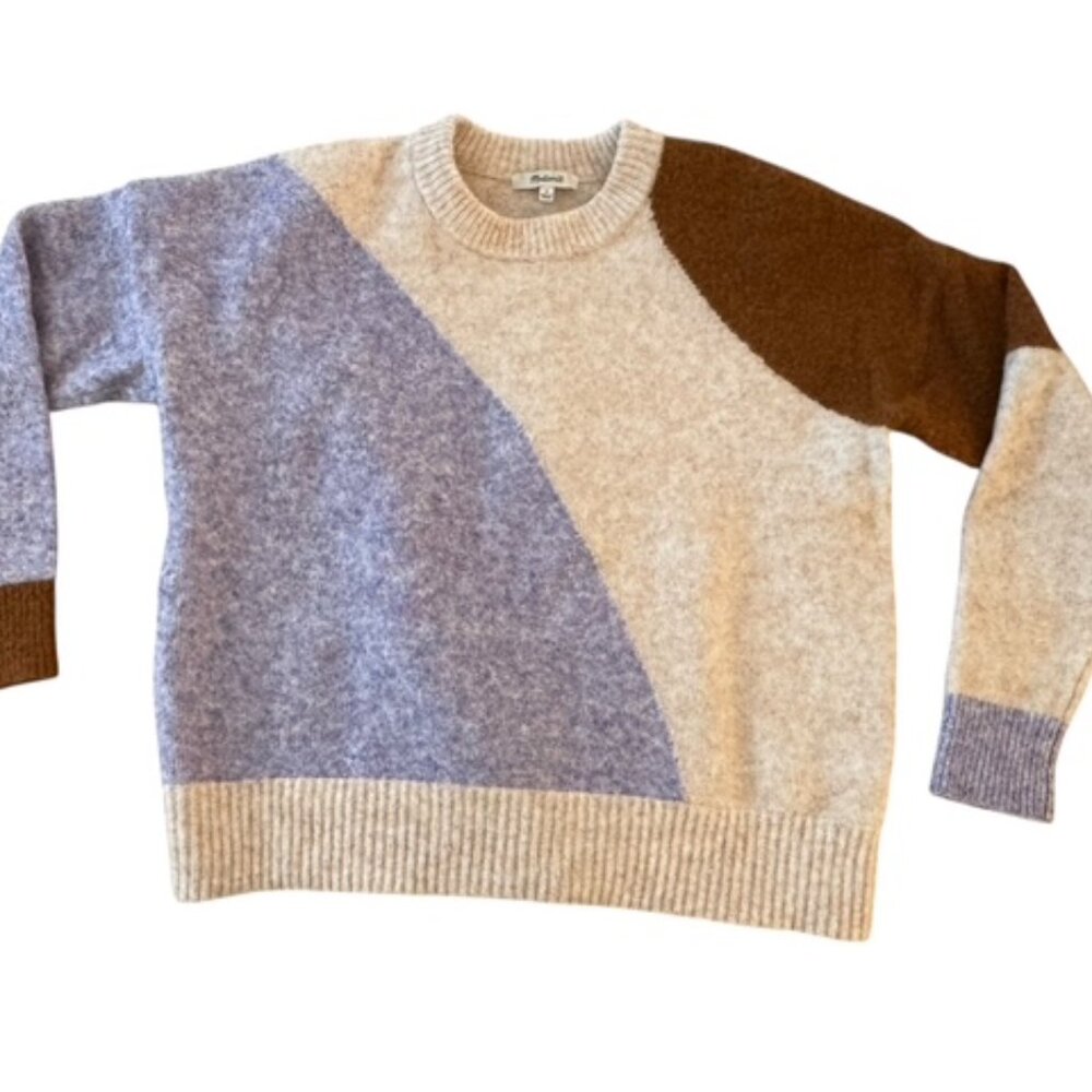 Cedarbrook Pullover Sweater in Colorblock - Picture 3 of 5